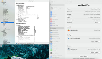 Apple 2019 MacBook Pro 13 in 2.8GHz i7 16GB RAM 1TB SSD IIPG655 - Very Good