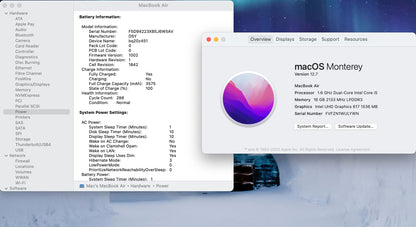 Apple 2019 MacBook Air 13 in 1.6GHz Dual-Core i5 16GB RAM 128GB SSD - Good