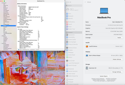 Apple 2019 MacBook Pro 16 in 2.4GHz i9 32GB RAM 1TB SSD RP5500M 4GB - Good