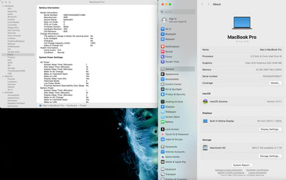 Apple 2019 MacBook Pro 16 in 2.3GHz i9 32GB RAM 1TB SSD RP5500M 8GB - Very Good