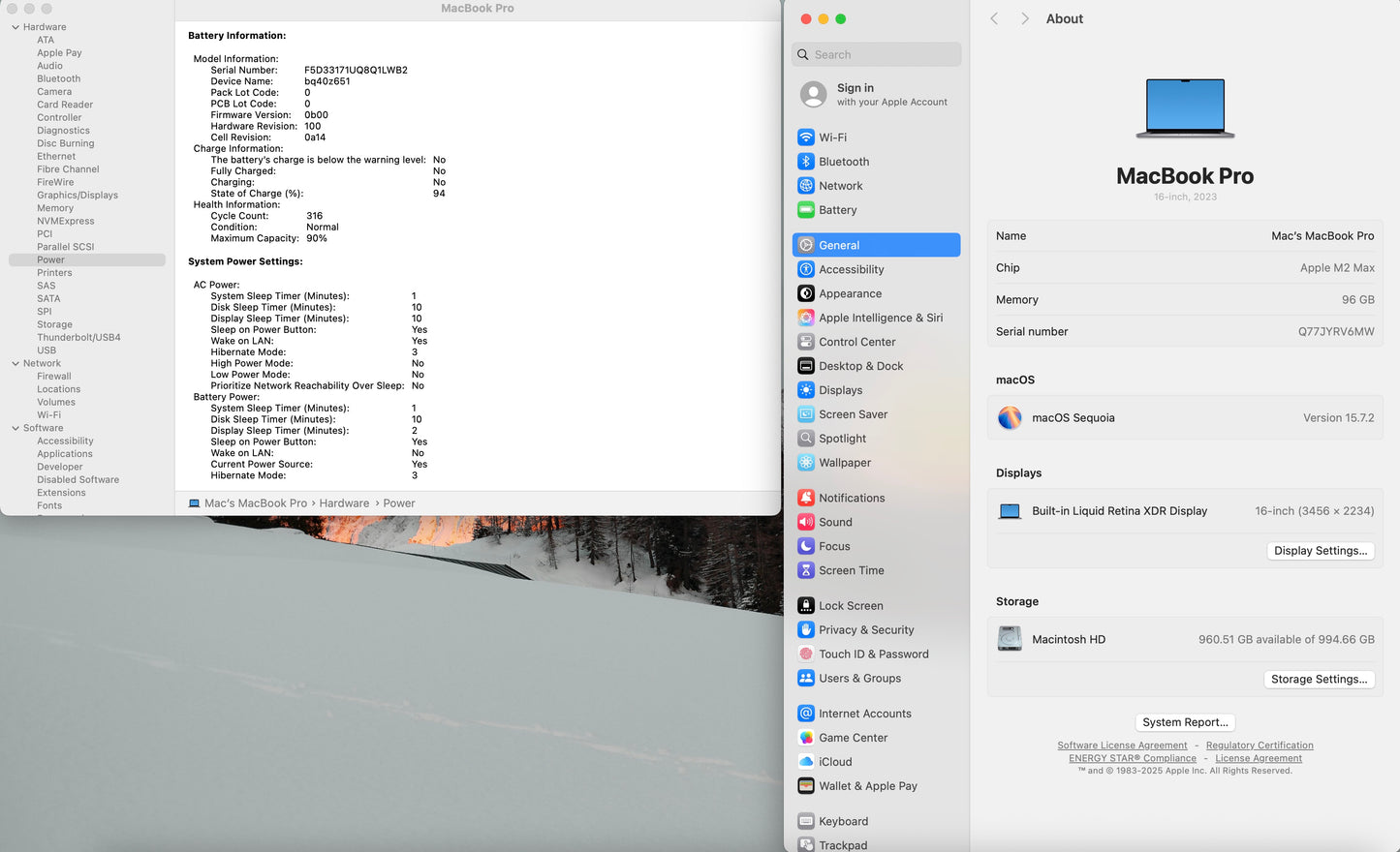 Apple 2023 MacBook Pro 16" M2 Max (38-Core GPU) 96GB RAM 1TB SSD AC+ - READ