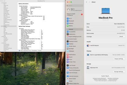 Apple 2021 MacBook Pro 16" M1 Max (32-Core GPU) 64GB RAM 4TB SSD AC+ - Very good