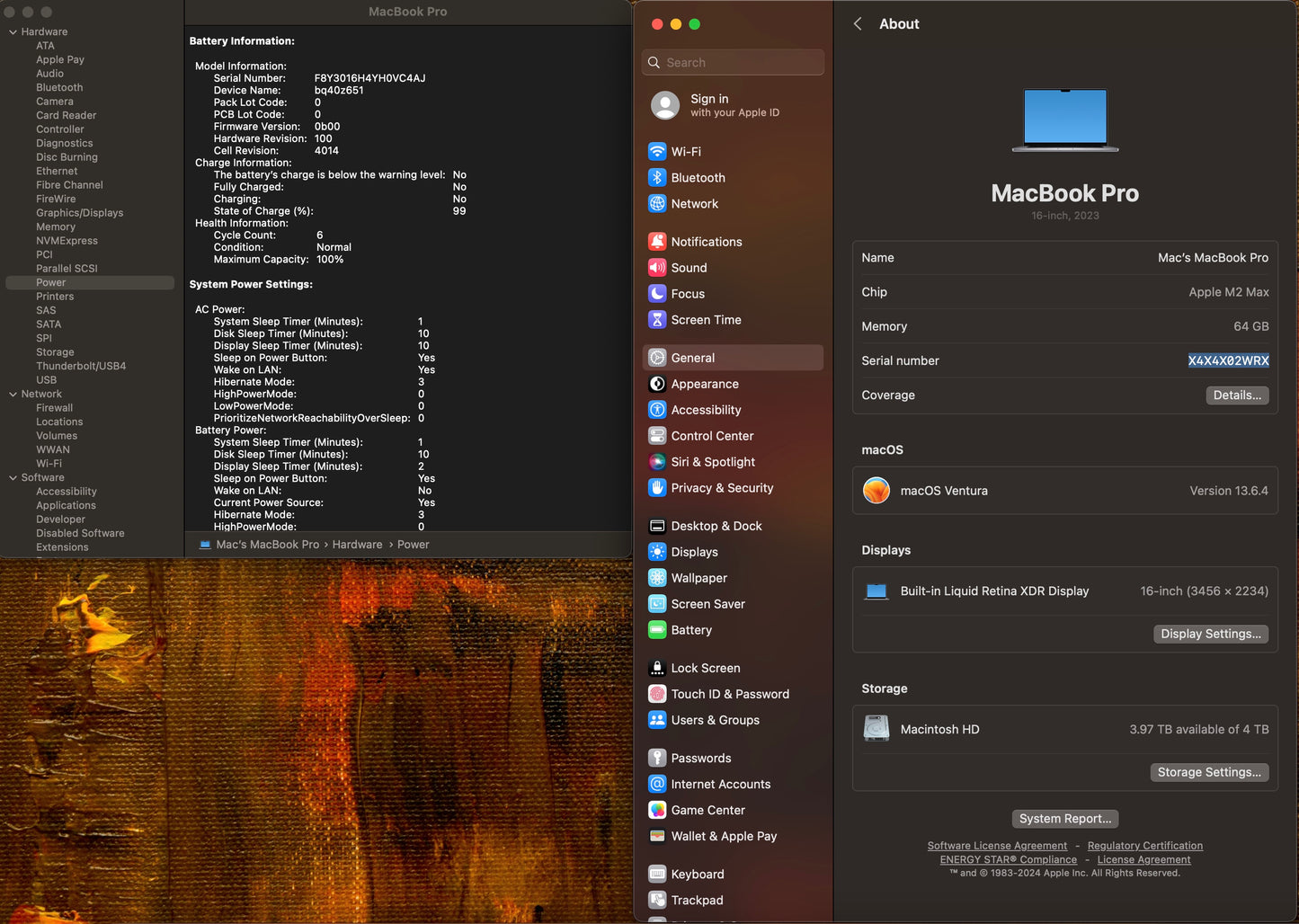 Apple 2023 MacBook Pro 16" M2 Max (38-Core GPU) 64GB RAM 4TB SSD AC+ - Excellent