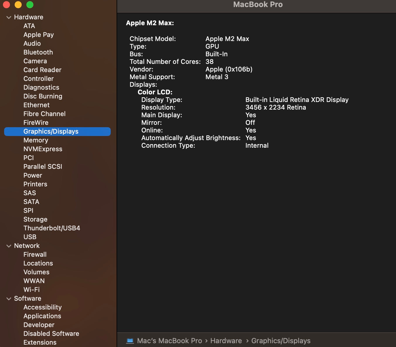 Apple 2023 MacBook Pro 16" M2 Max (38-Core GPU) 64GB RAM 4TB SSD AC+ - Excellent