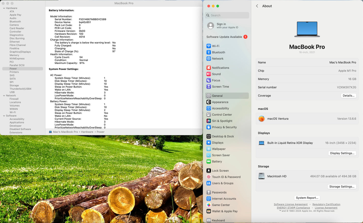 Apple 2021 MacBook Pro 16" M1 Pro (16-Core GPU) 16GB RAM 512GB SSD - Excellent