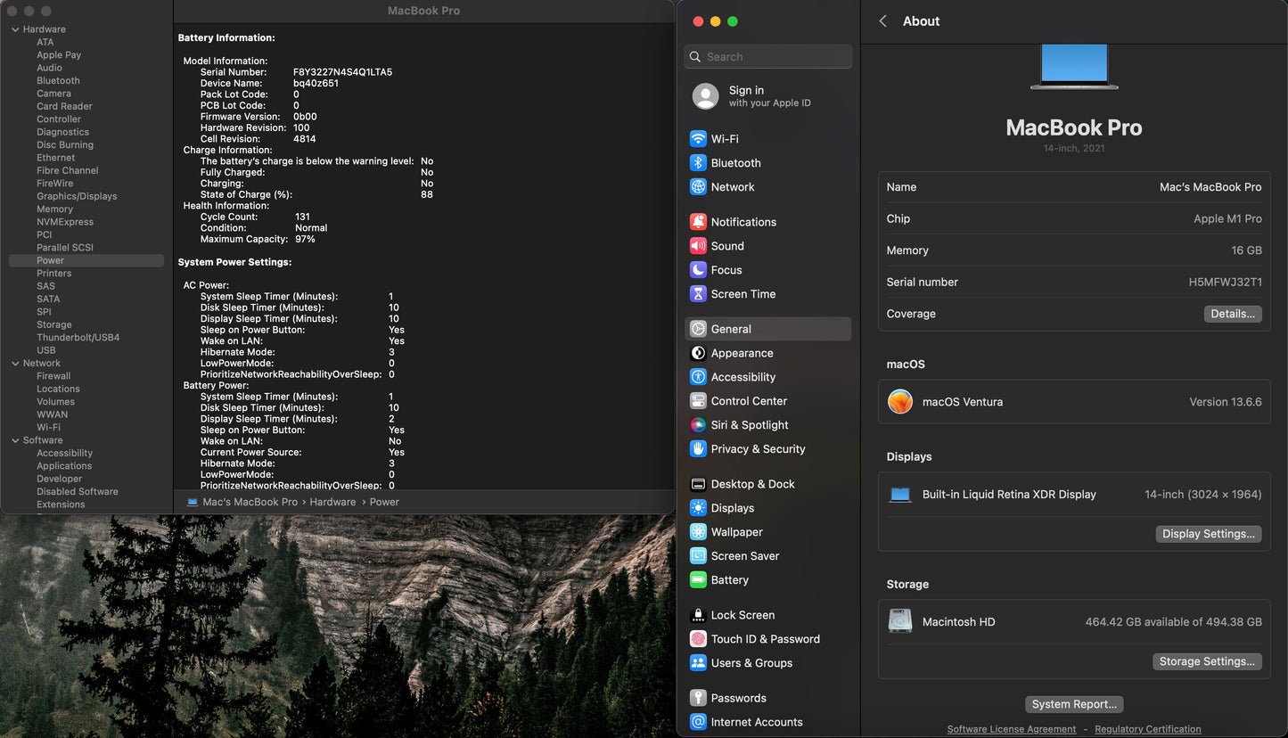 Apple 2021 MacBook Pro 14" M1 Pro (14-Core GPU) 16GB RAM 512GB SSD AC+ - Good