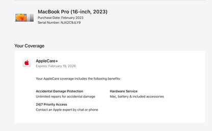 Apple 2023 MacBook Pro 16" M2 Pro (19-Core GPU) 32GB RAM 2TB SSD AC+ - Very good