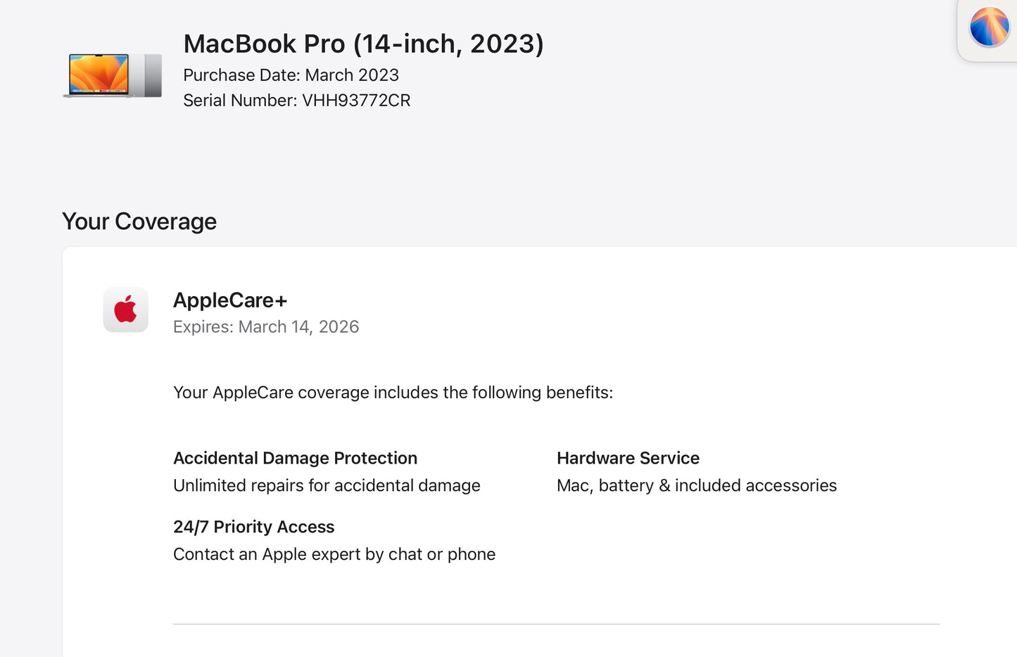 Apple 2023 MacBook Pro 14" M2 Pro (16-Core GPU) 16GB RAM 512GB SSD AC+ Excellent