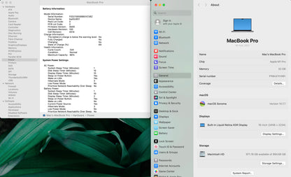 Apple 2021 MacBook Pro 16 in M1 Pro (16-Core GPU) 32GB RAM 1TB - Good