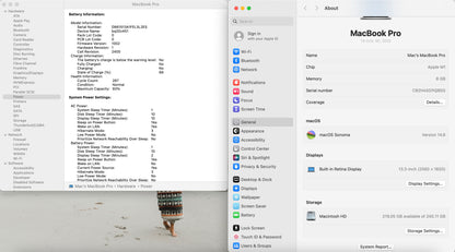 Apple 2020 MacBook pro 13" M1 (8-Core GPU) 8GB RAM 256GB SSD - Very good