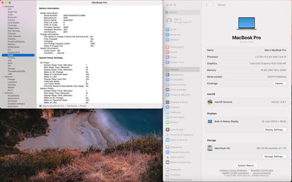 Apple 2019 MacBook Pro 16 in 2.3GHz i9 16GB RAM 1TB SSD RP5500M 4GB - Very Good