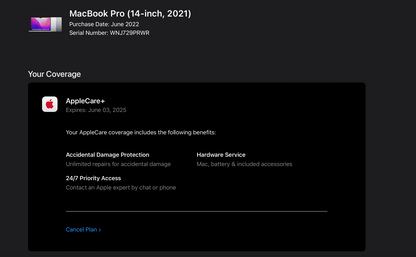 Apple 2021 MacBook Pro 14" M1 Max (32-Core GPU) 64GB RAM 4TB SSD AC+ Excellent