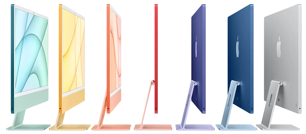 Apple 2021 iMac 24" M1 (8-Core GPU) 8GB RAM 256GB SSD (All colors) - Excellent