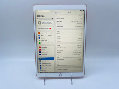 Apple 2019 iPad Air 3rd generation 10.5 in 256GB Wi-Fi + Cell "Gold" Very good