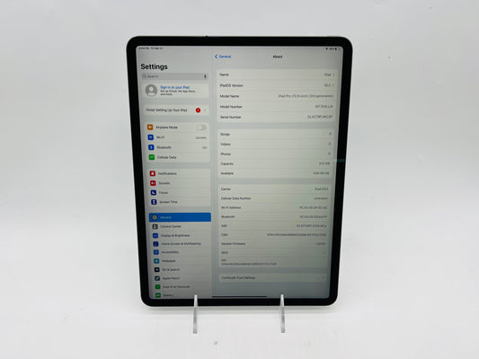 Apple 2018 iPad Pro (3rd Generation) (12.9 in) 512GB Wifi + cellular