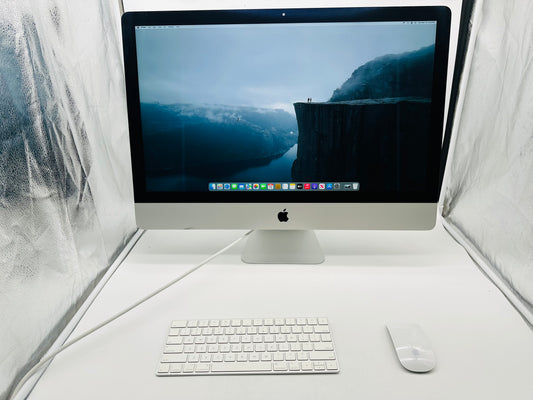 Apple 2017 iMac 27in 5K Retina 3.4GHz Quad-Core i5 32GB RAM 256GB SSD RP570 4GB