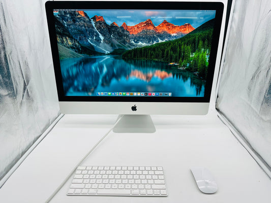 Apple 2020 iMac 27 in 5K 3.6GHz 10-Core i9 64GB RAM 2TB SSD RP5700XT 16GB AC+